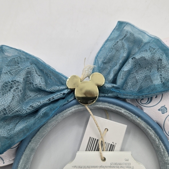 Loungefly Grand Floridian Minnie Mouse Ears Headband White Blue